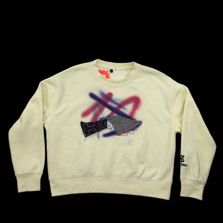 CUT + SEW: CREWNECK SAMPLE "HOLY VARSITY SAMPLE" M
