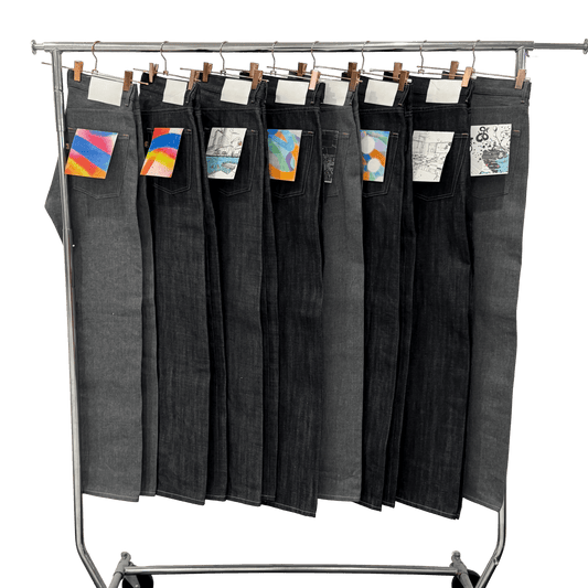 501C3 JEANS - CUT + SEW (1ST RUN) - JULIANPRINCEDASHJULIANPRINCEDASH