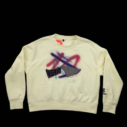 CUT + SEW: CREWNECK SAMPLE "HOLY VARSITY SAMPLE" M - JULIANPRINCEDASH -...HS!