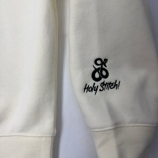 CUT + SEW: CREWNECK SAMPLE "HOLY VARSITY SAMPLE" M - JULIANPRINCEDASH -...HS!
