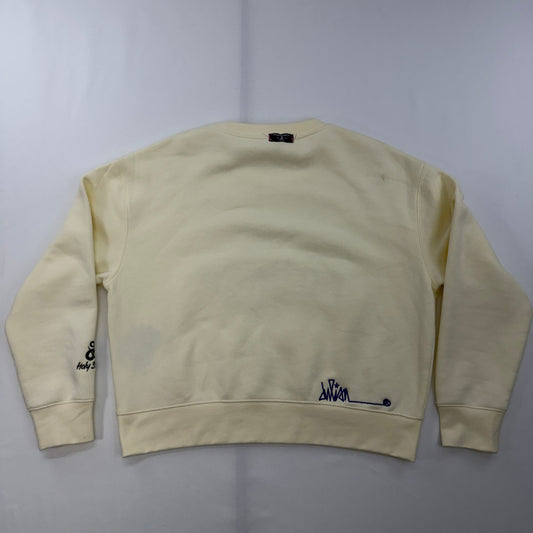 CUT + SEW: CREWNECK SAMPLE "HOLY VARSITY SAMPLE" M - JULIANPRINCEDASH -...HS!