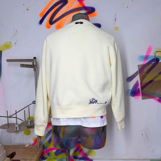 CUT + SEW: CREWNECK SAMPLE "HOLY VARSITY SAMPLE" M - JULIANPRINCEDASH -...HS!