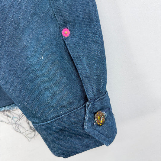 CUT + SEW - JACKET "FREE EARTH: JACKET - SPACE CADET SAMPLE W/ DESERT STORM CAMO + CANVAS" M - JULIANPRINCEDASH -...HS!
