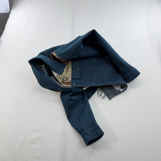 CUT + SEW - JACKET "FREE EARTH: JACKET - SPACE CADET SAMPLE W/ DESERT STORM CAMO + CANVAS" M - JULIANPRINCEDASH -...HS!