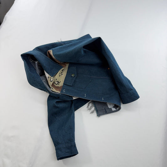 CUT + SEW - JACKET "FREE EARTH: JACKET - SPACE CADET SAMPLE W/ DESERT STORM CAMO + CANVAS" M - JULIANPRINCEDASH -...HS!
