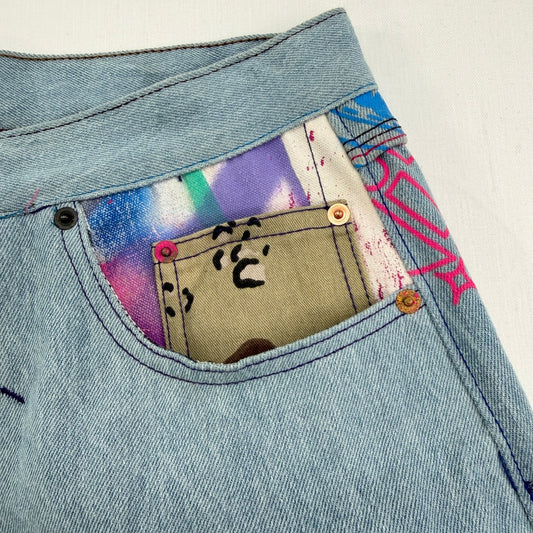 CUT + SEW - JEANS " JPD WIDE LEG SAMPLE " 28 - JULIANPRINCEDASH -...JULIAN PRINCE DASH