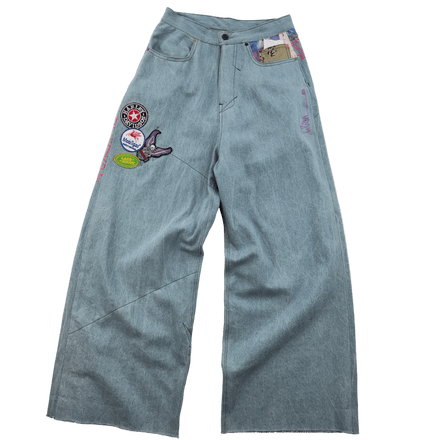 CUT + SEW - JEANS " JPD WIDE LEG SAMPLE " 28 - JULIANPRINCEDASH -...JULIAN PRINCE DASH