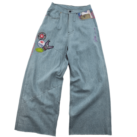 CUT + SEW - JEANS " JPD WIDE LEG SAMPLE " 28 - JULIANPRINCEDASH -...JULIAN PRINCE DASH