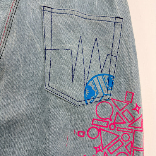 CUT + SEW - JEANS " JPD WIDE LEG SAMPLE " 28 - JULIANPRINCEDASH -...JULIAN PRINCE DASH