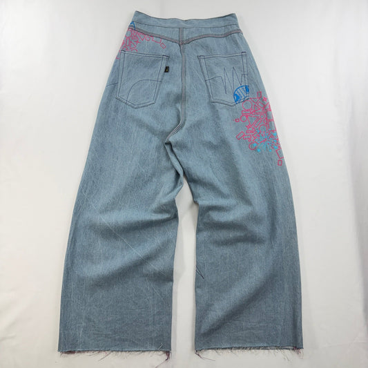 CUT + SEW - JEANS " JPD WIDE LEG SAMPLE " 28 - JULIANPRINCEDASH -...JULIAN PRINCE DASH