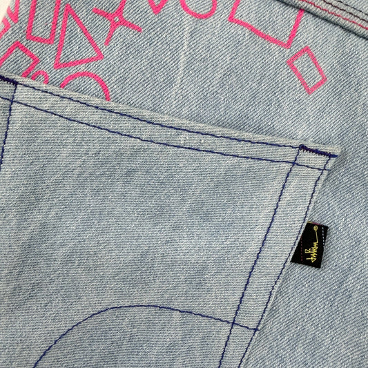 CUT + SEW - JEANS " JPD WIDE LEG SAMPLE " 28 - JULIANPRINCEDASH -...JULIAN PRINCE DASH