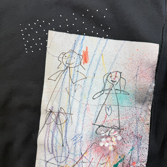JPD REWORK: GAP HOODIE "TESTING ONE TWO" L - JULIANPRINCEDASH -...JULIAN PRINCE DASH