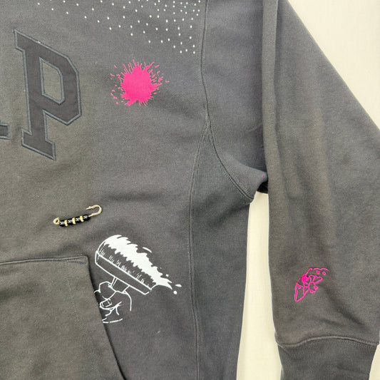 JPD REWORK: GAP HOODIE "TESTING ONE TWO" L - JULIANPRINCEDASH -...JULIAN PRINCE DASH