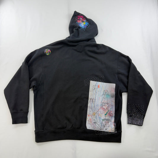 JPD REWORK: GAP HOODIE "TESTING ONE TWO" L - JULIANPRINCEDASH -...JULIAN PRINCE DASH