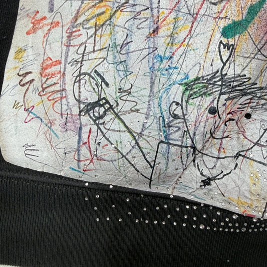 JPD REWORK: GAP HOODIE "TESTING ONE TWO" L - JULIANPRINCEDASH -...JULIAN PRINCE DASH