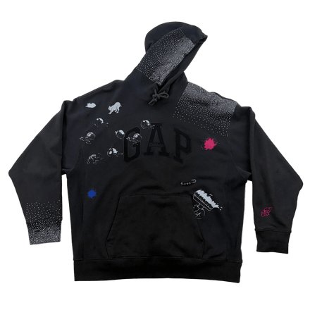 JPD REWORK: GAP HOODIE "TESTING ONE TWO" L - JULIANPRINCEDASH -...JULIAN PRINCE DASH