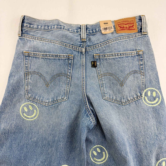 JPD REWORK: JEANS - LEVIS 94 WIDE LEG ALL OVER SMILE EMBROIDERY (30X31)