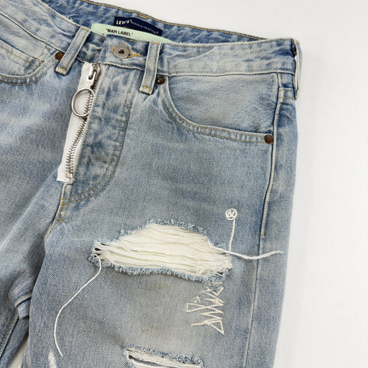 JPD REWORK: JEANS - LEVIS X OFF WHITE SAMPLE FIX (31) - JULIANPRINCEDASH -...JULIAN PRINCE DASH