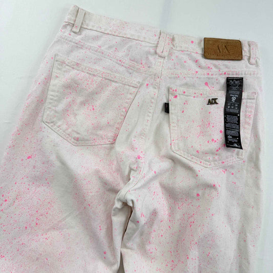 JPD REWORK: JEANS - VINTAGE ARMANI COSMIC PIGMENT PINK (32X30)