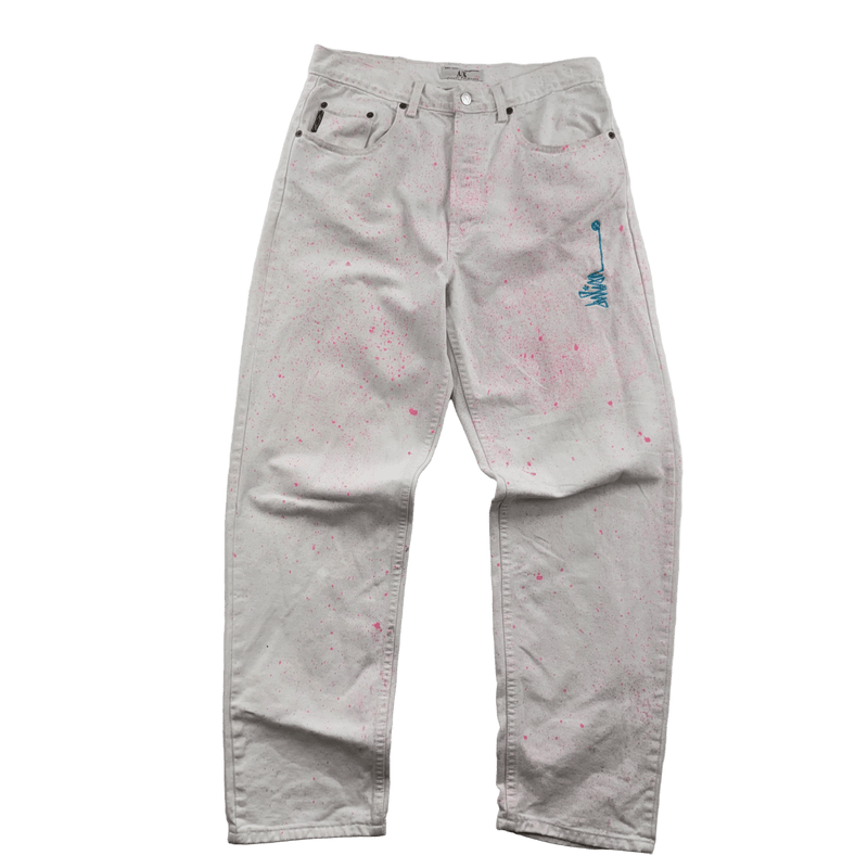 JPD REWORK: JEANS - VINTAGE ARMANI COSMIC PIGMENT PINK (32X30)