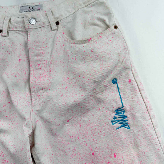 JPD REWORK: JEANS - VINTAGE ARMANI COSMIC PIGMENT PINK (32X30)