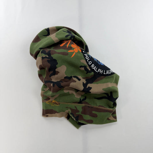 JPD REWORK: RALPH LAUREN CREWNECK " HUNTING GARDENS " M - JULIANPRINCEDASH -...JULIAN PRINCE DASH